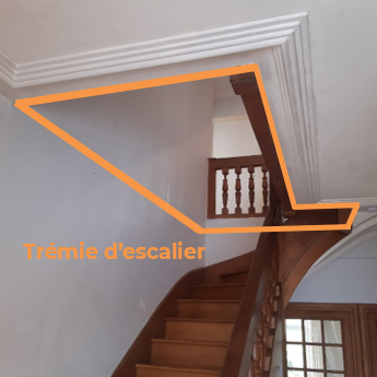 Tremie d'escalier